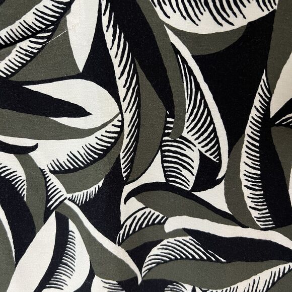 J. McLaughlin Catalyst Ponte Knit Dress 3/4 Sleeve Pop Feather Print Size Small‎ - Picture 3 of 6